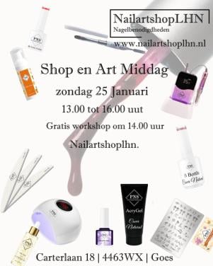 Shop en Art middag voor nagelstyliste bij Nailartshoplhn