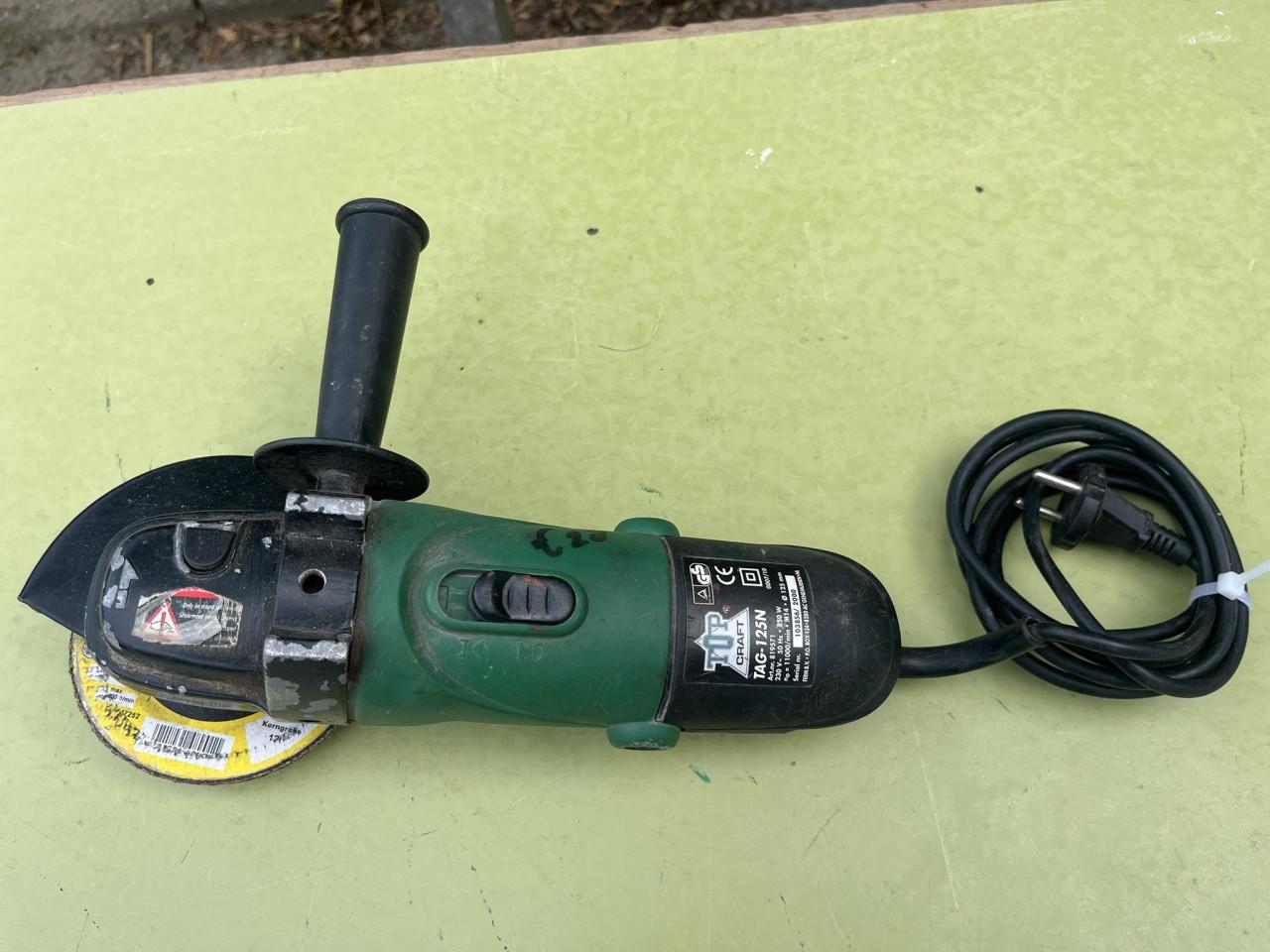 Haakse slijpmachine TOP Craft TAG-125N