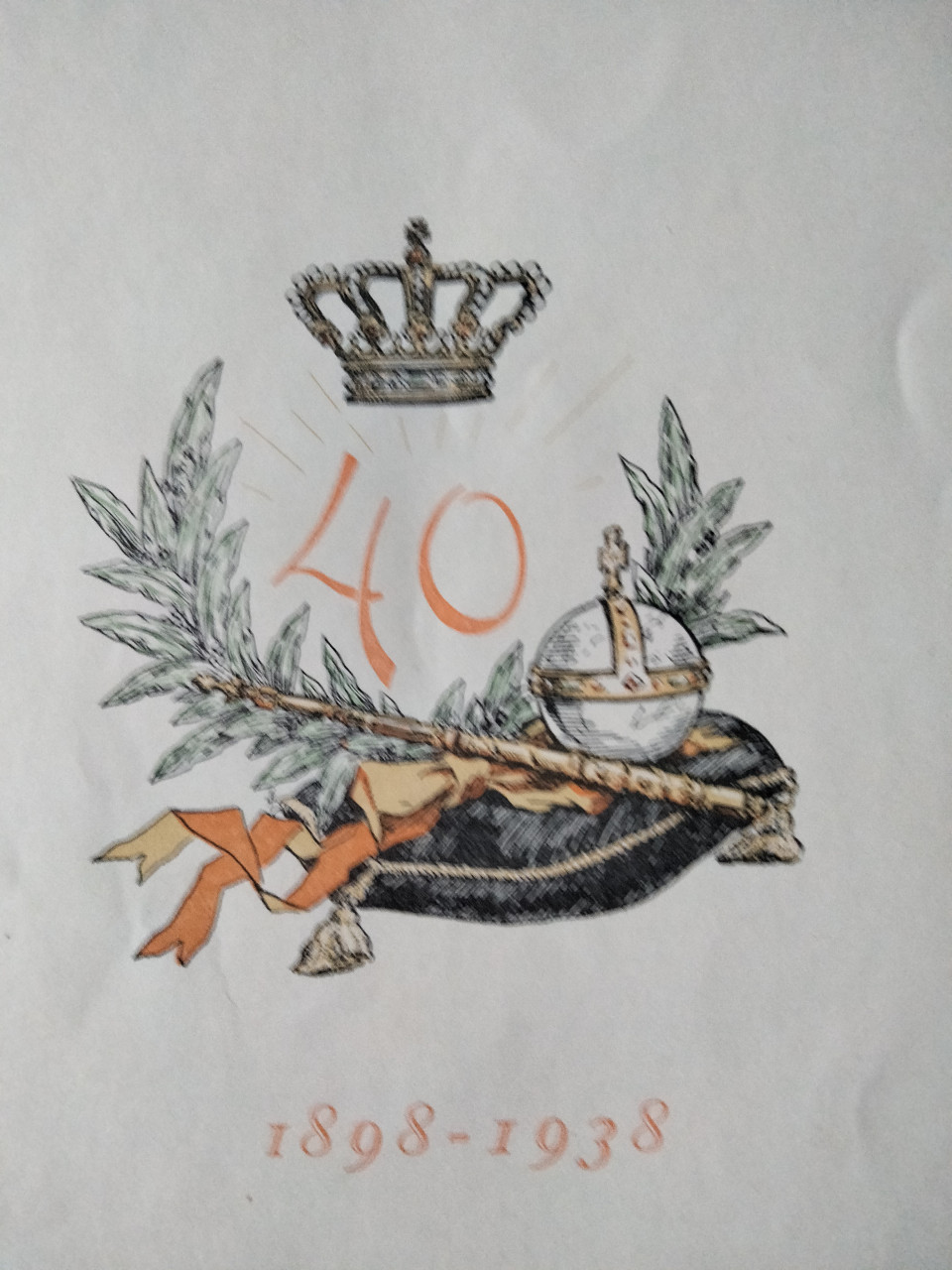 Het 40 jarig regeringsjubileum van Koningin Wilhelmina.