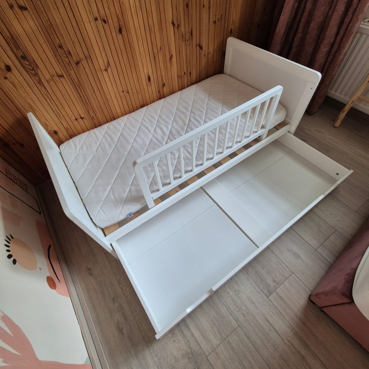 Evolutif Aurore meegroeibed matras + Aerosleep matrasbeschermer.