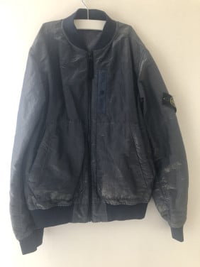 Stone Island metallic bomberjack