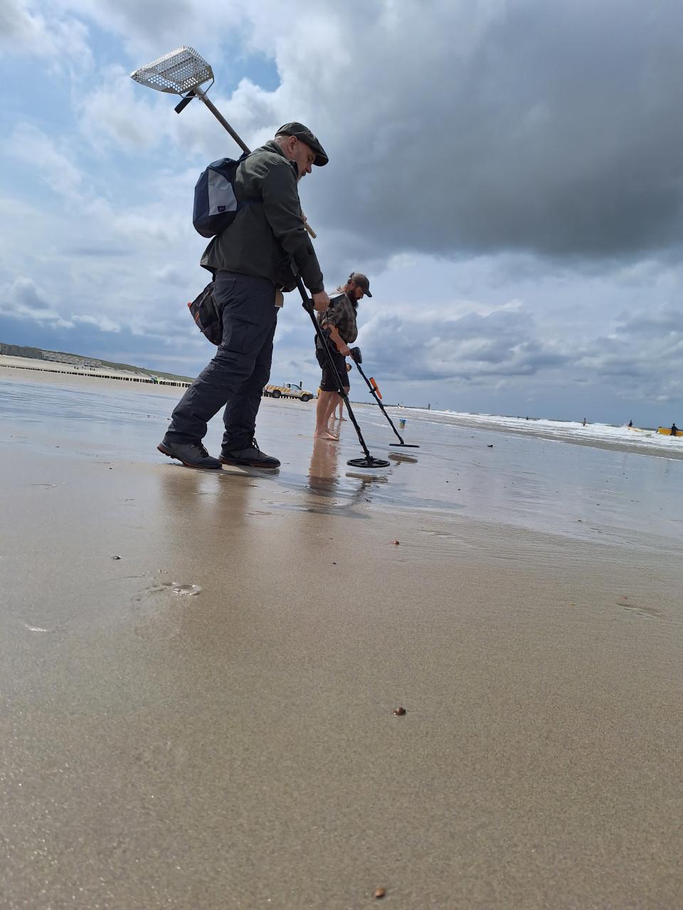 Metaaldetectie cursusdagen voor op land en strandlocaties