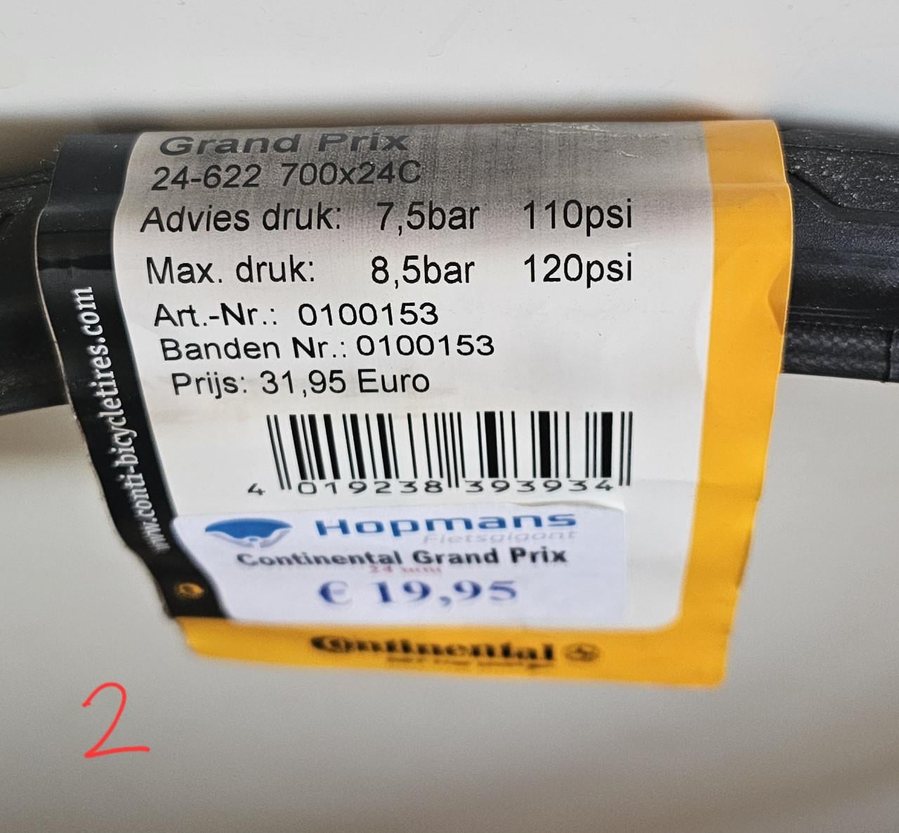 2 racefiets buitenbanden