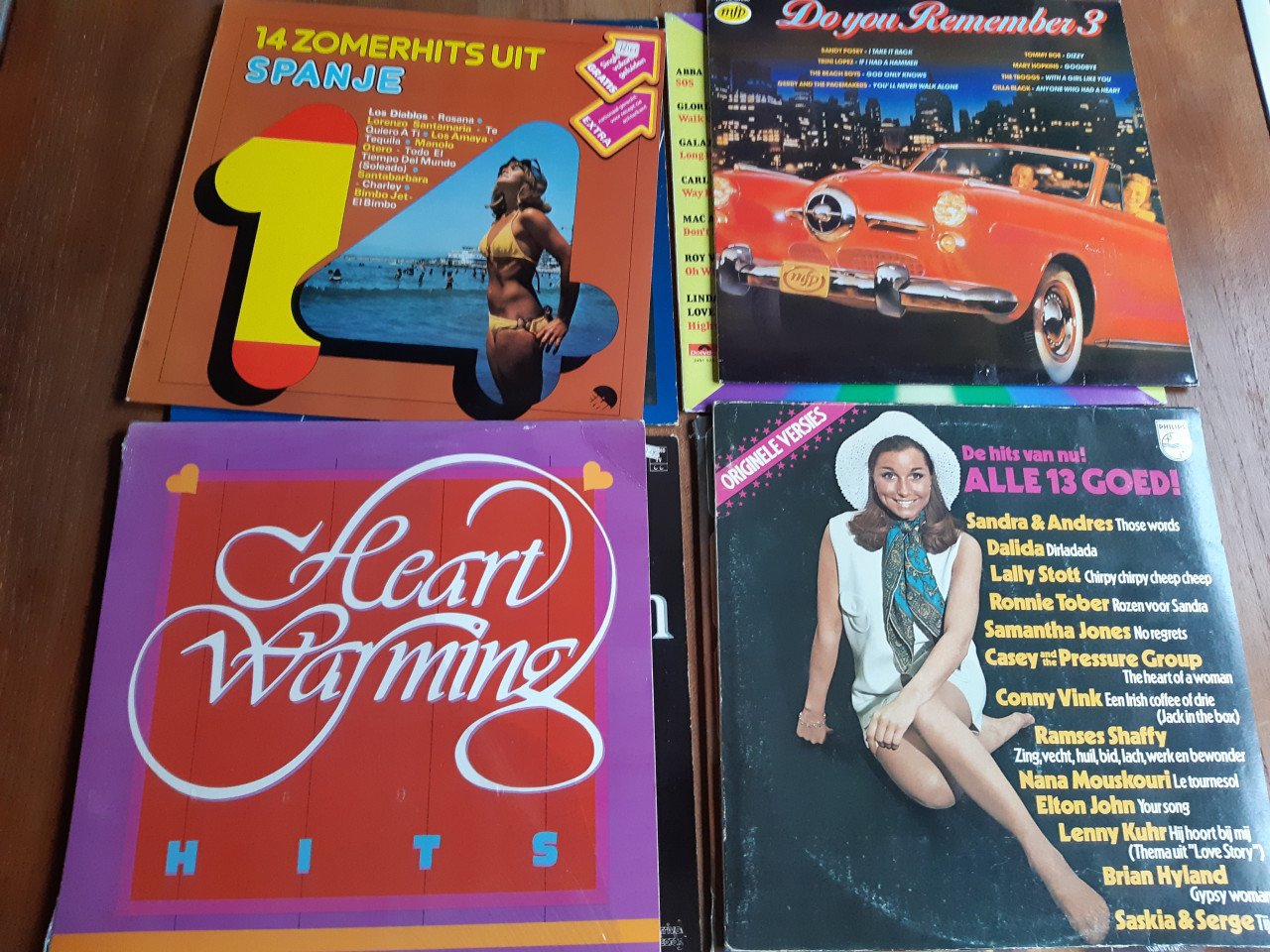 12 verzamel lp's pop