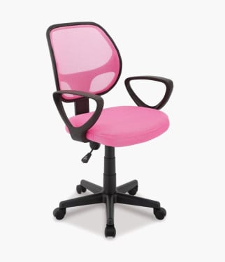 Roze bureaustoel