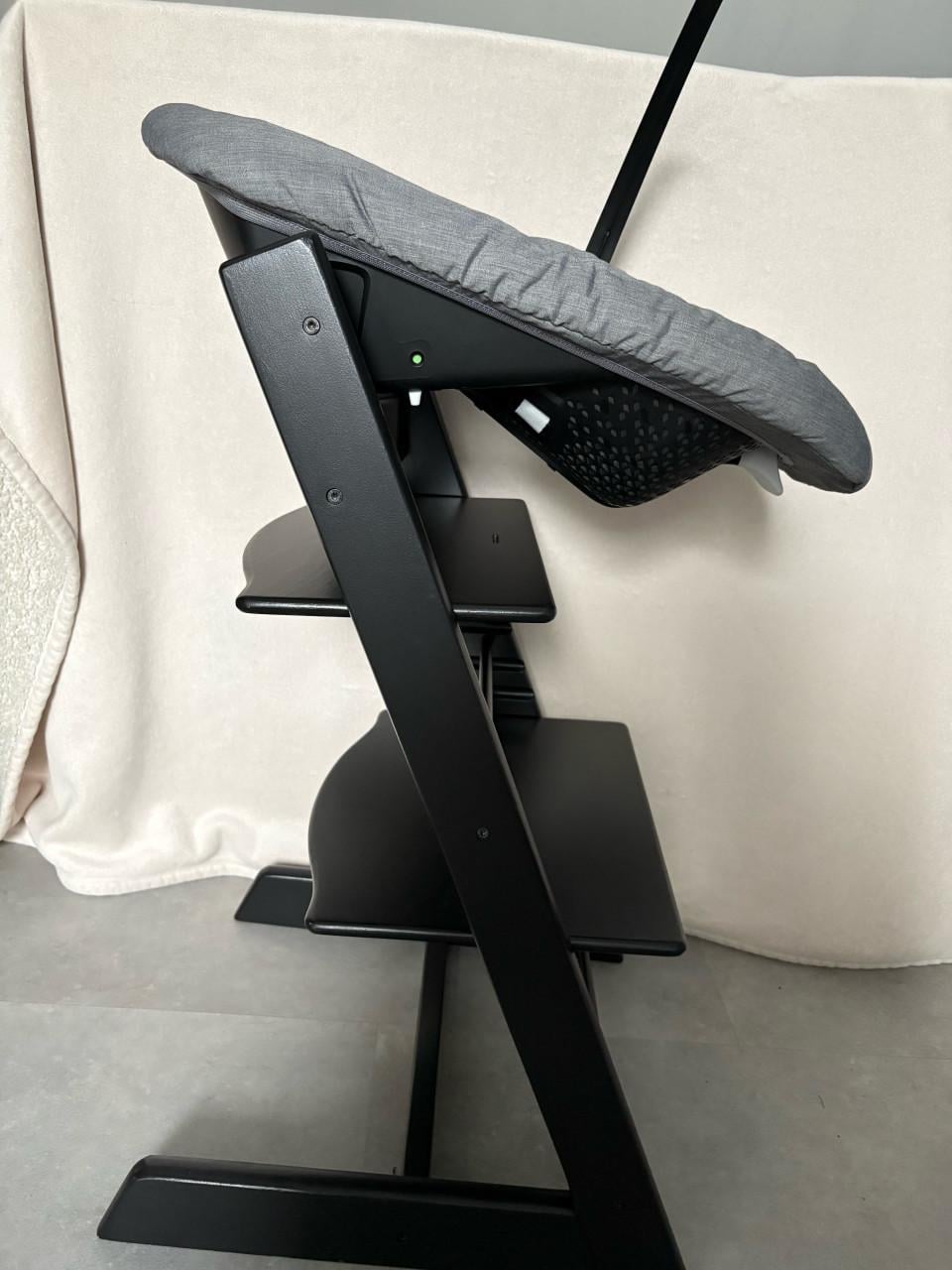 Stokke kinderstoel met new born set zwart