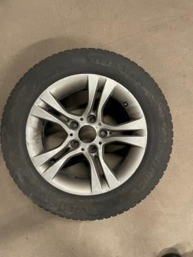 Velgen met winterbanden bmw 3 serie
