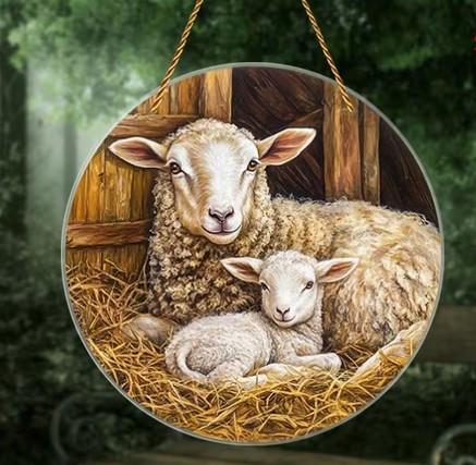 Raamhanger Schaap met lammetje