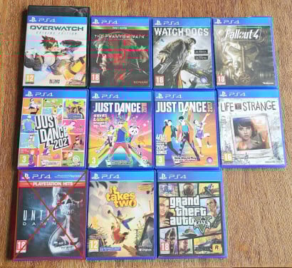 Verschillende PS4 Games