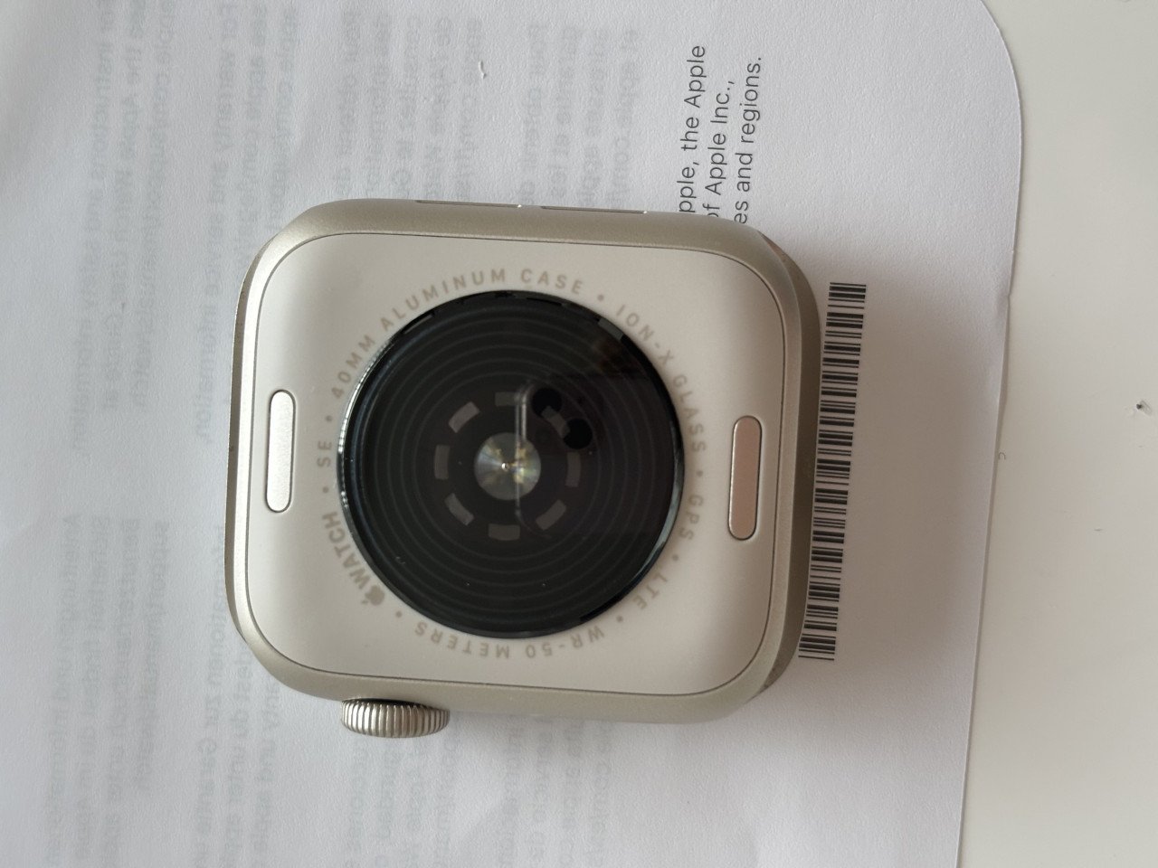 Apple Watch SE 40 mm tweede generatie uit 2024 cellular kleur starlight