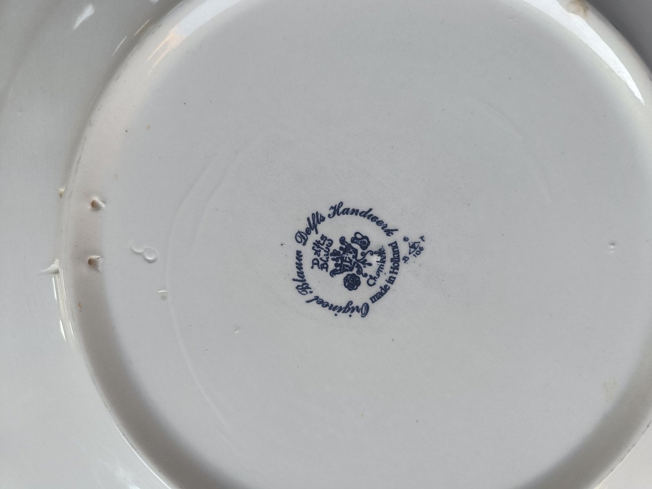 Delfts blauwe borden