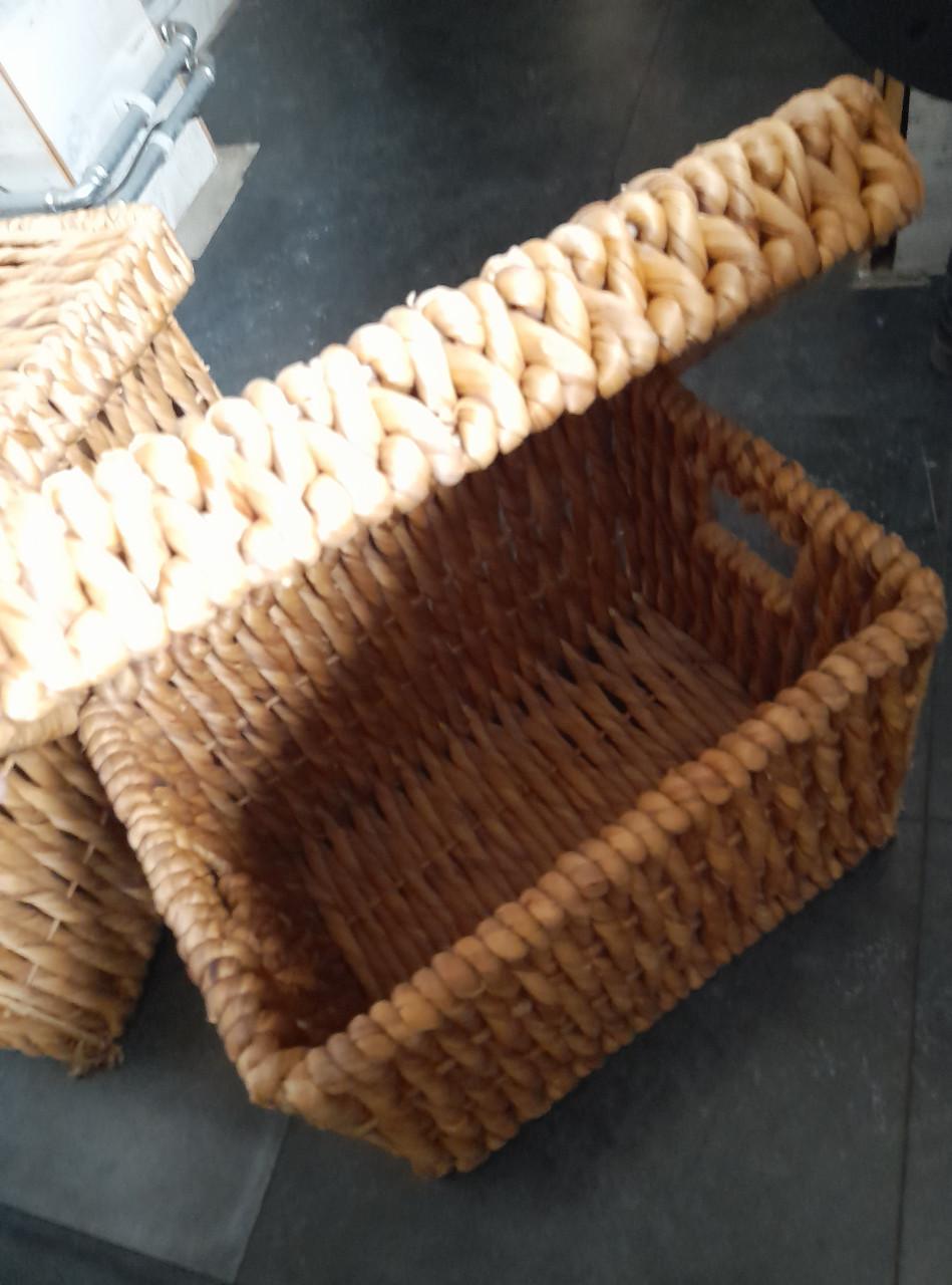 2 mooie rieten manden