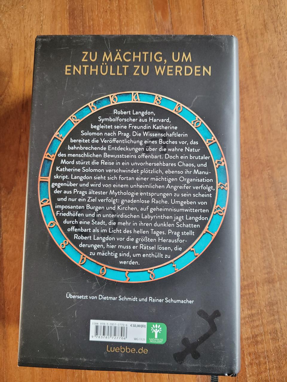 Duitstalig boek Dan Brown - The Secret of Secrets