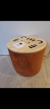 Opbergpoef kinderkamer