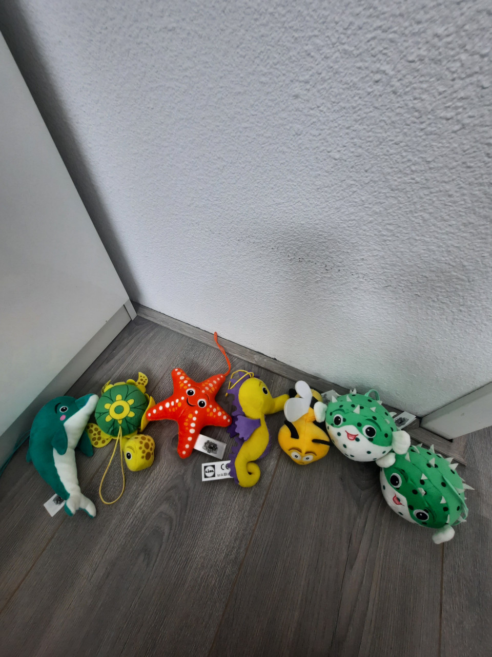 Knuffels zeediertjes