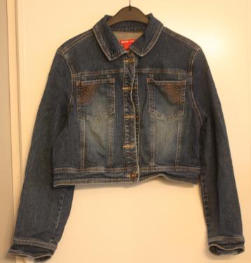 Donkerblauw spijkerjasje maat L