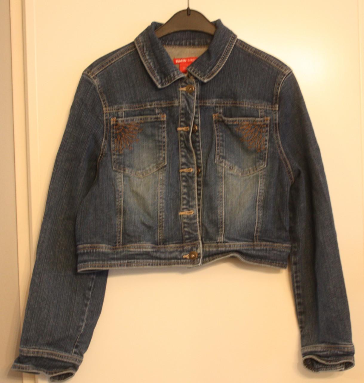 Donkerblauw spijkerjasje maat L