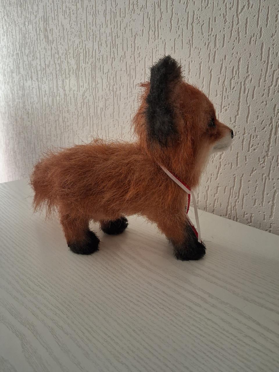 Artdoll vos pop handgemaakt