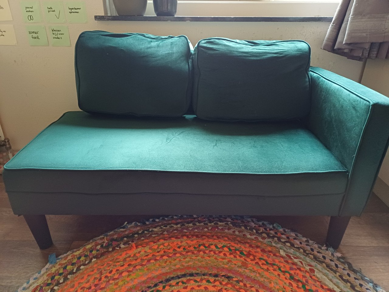 Groen bankje