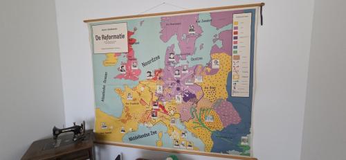 Beckers de reformatie wandkaart