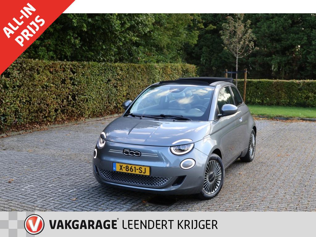 Fiat 500 la prima 42 kwh rijklaarprijs|12 maanden bovag garantie