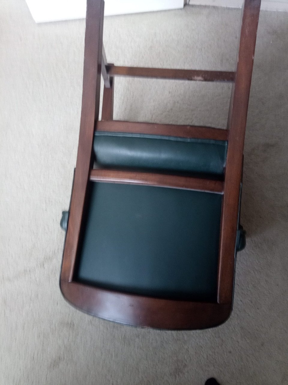 Vintage fauteuil groen