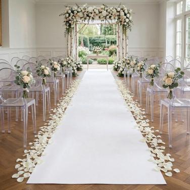 Witte loper voor bruiloft