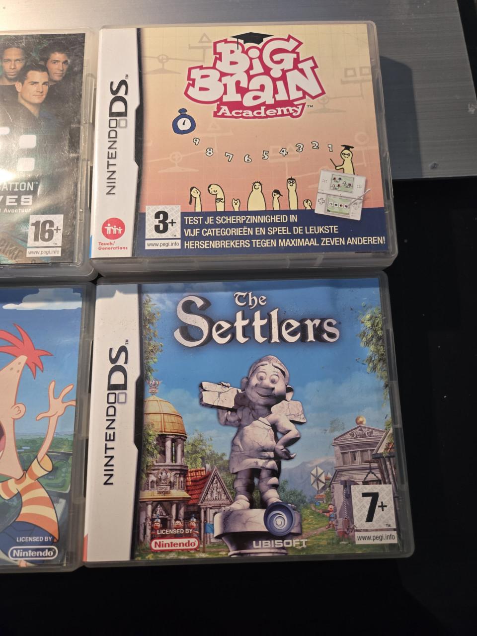4 games voor de Nintendo DS handheld-console