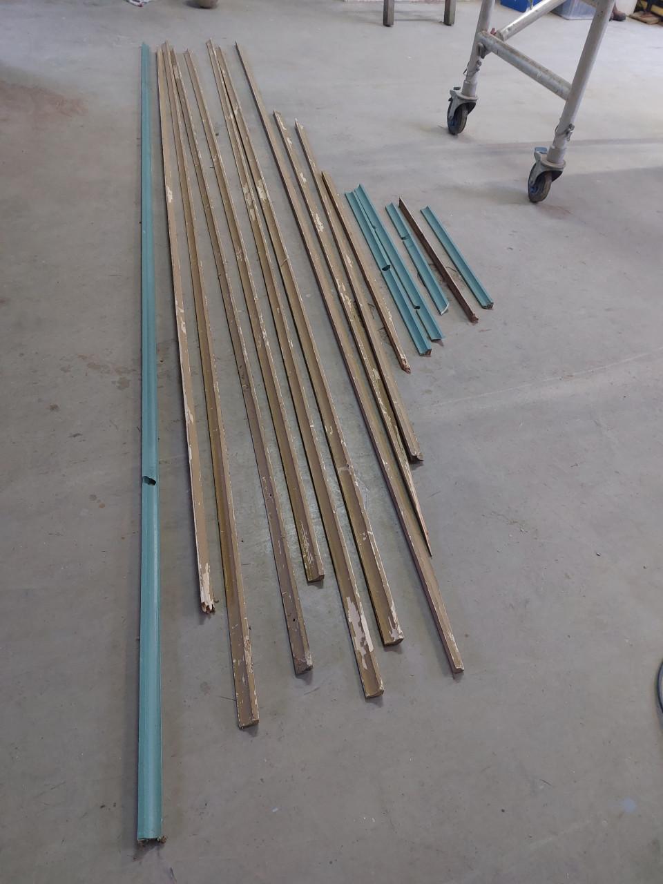 Aftimmer latten (21 meter) / sierlatten / profiel latjes