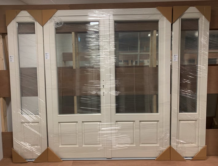 Outlet ACTIE! Luxe hardhouten tuindeuren – direct leverbaar