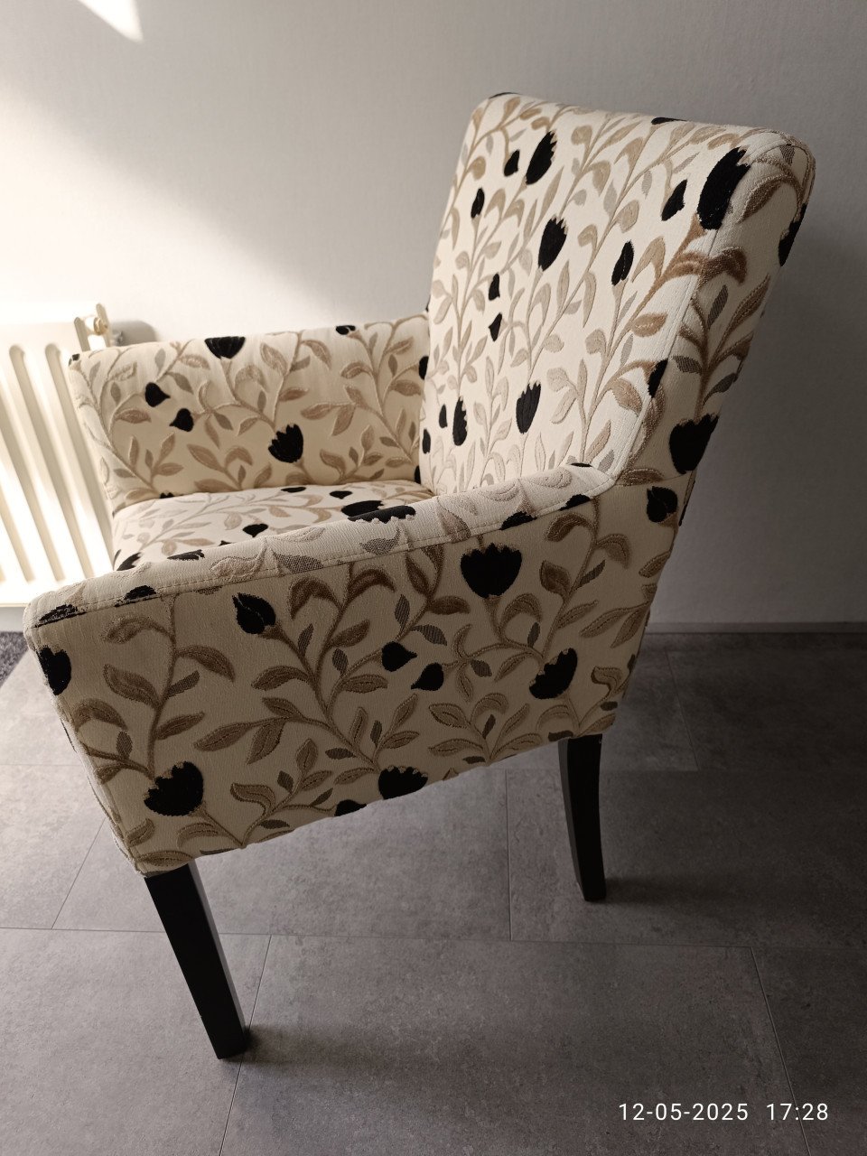 Stoel met print