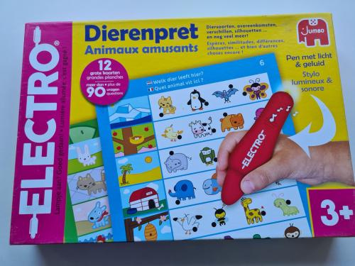 Electro Dierenpret, een interactief spel van Jumbo 3+