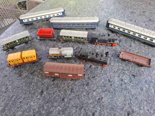 Model treinen marklin met toebehoren