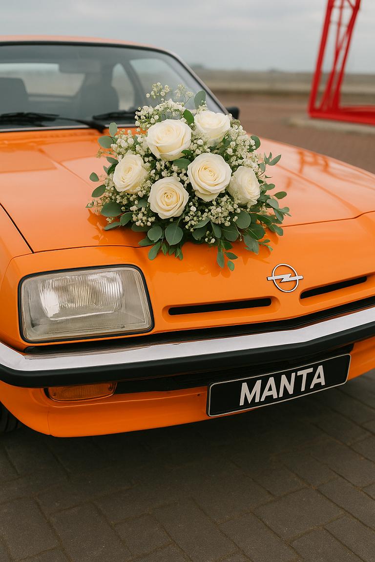 Intresse peiling Opel Manta 1976 als trouwauto