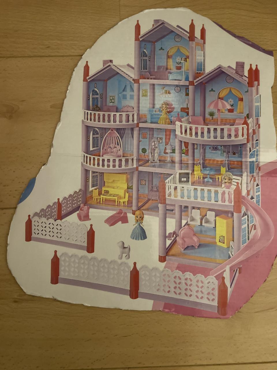 Roze Villa Speelgoedhuis