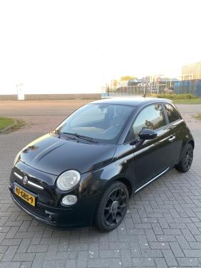 Fiat 500 1.2 C 2008 Zwart | NAP | NIEUWE APK!
