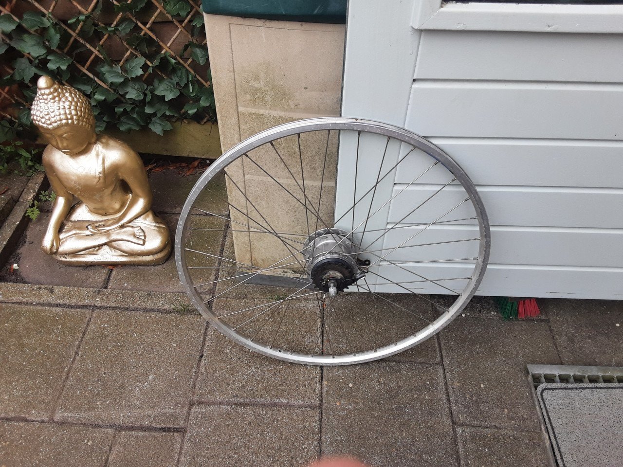 28 inch nexus achterwiel, 8 speed,rollerbrake rem
