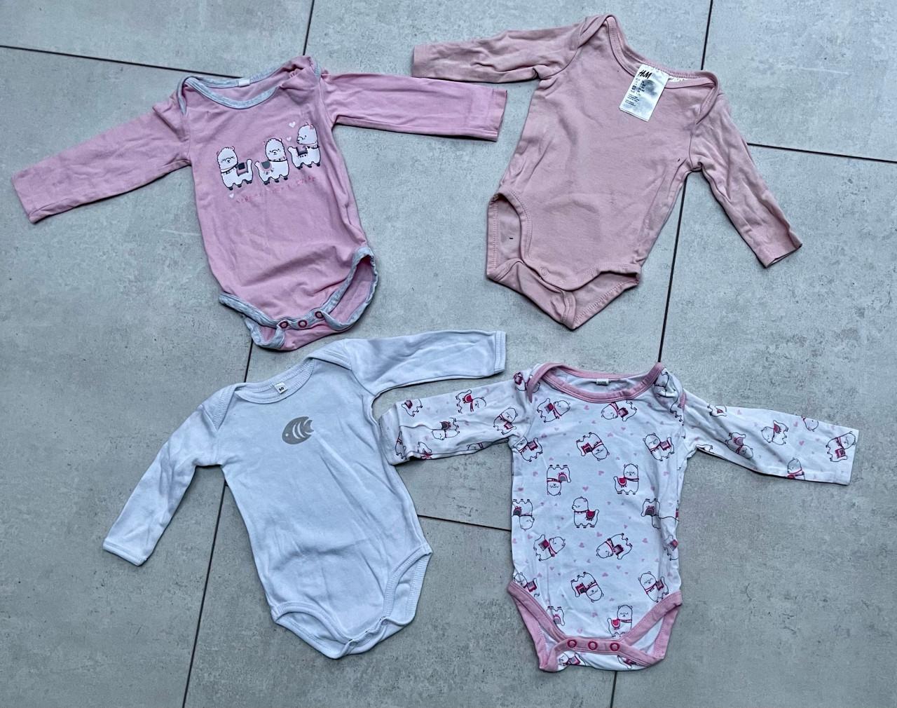 Pakket babykleding maat 50-64 (70 stuks)