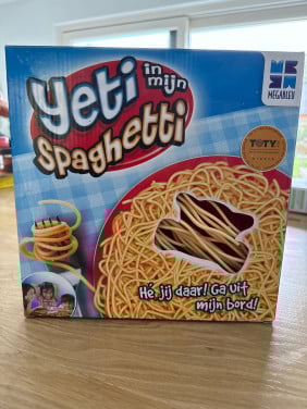 Gezinsspel yeti in mijn spaghetti