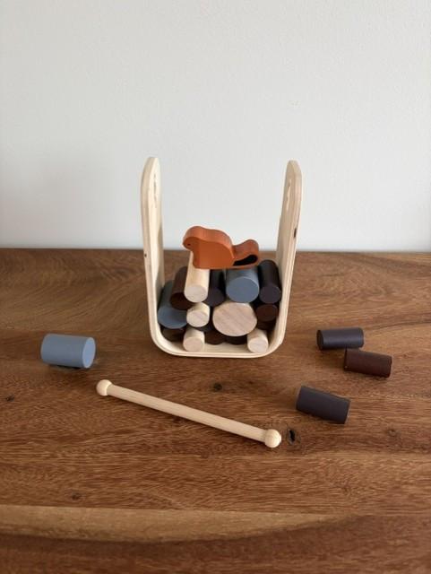 PlanToys | Spel bever en dam | Timber Tumble