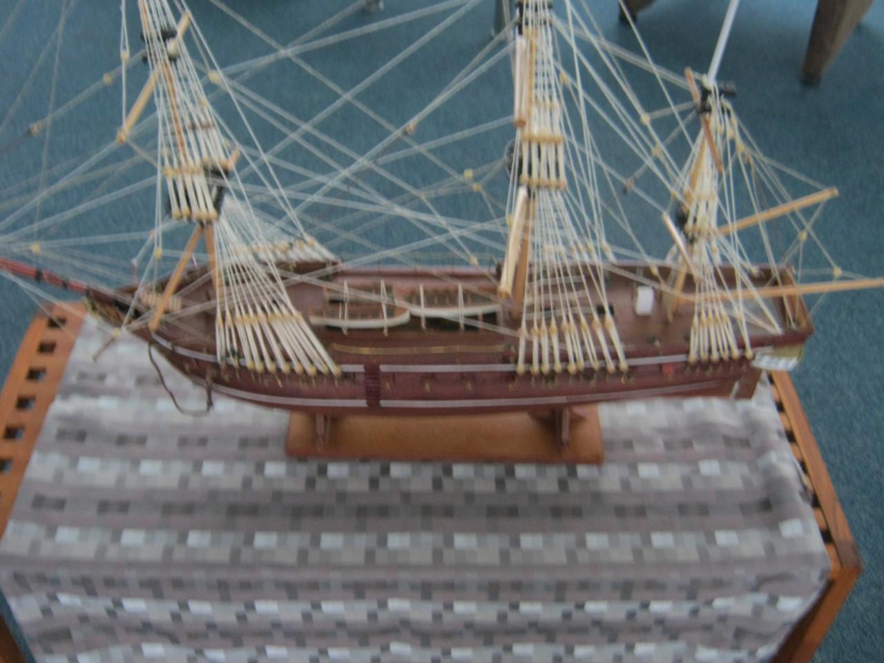 Modelschip Constitution.