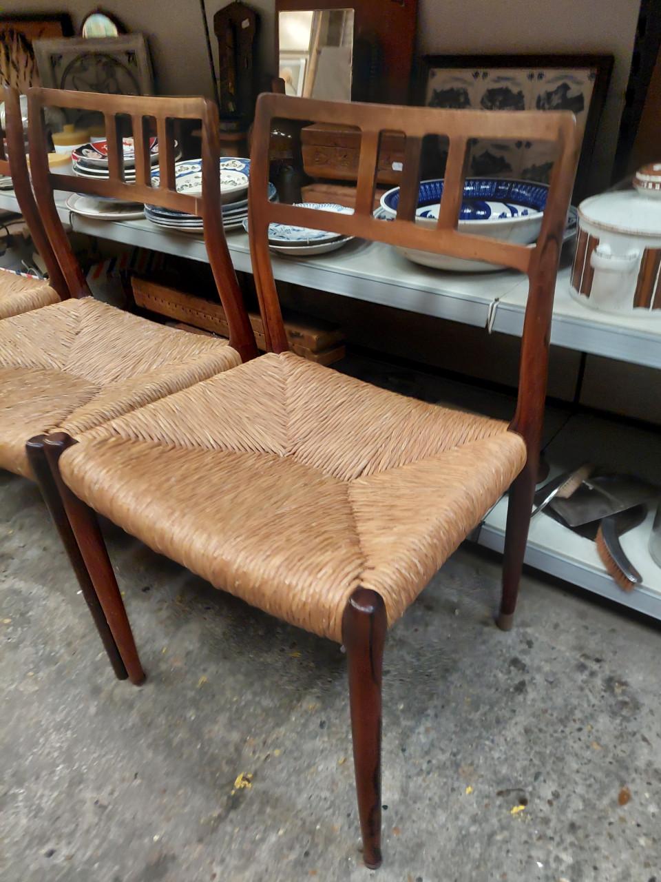 Vintage designstoelen Niels Otto Molle