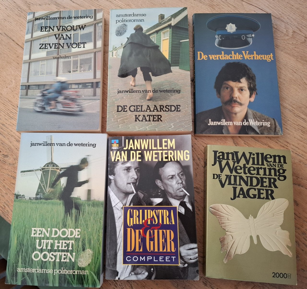 Dertien boeken van Jan Willem van de Wetering