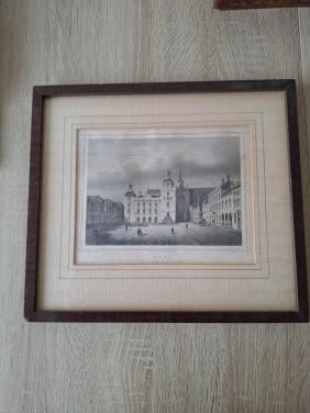 Oude foto van Goes in lijst