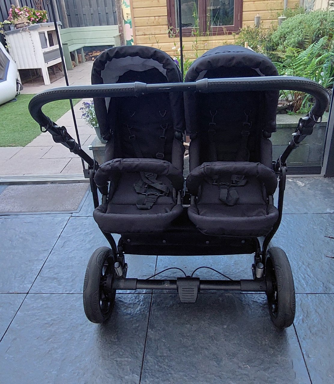 Dubbele kinderwagen