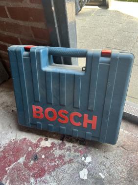 Bosch koffer voor haakse slijper + vibration control handvat