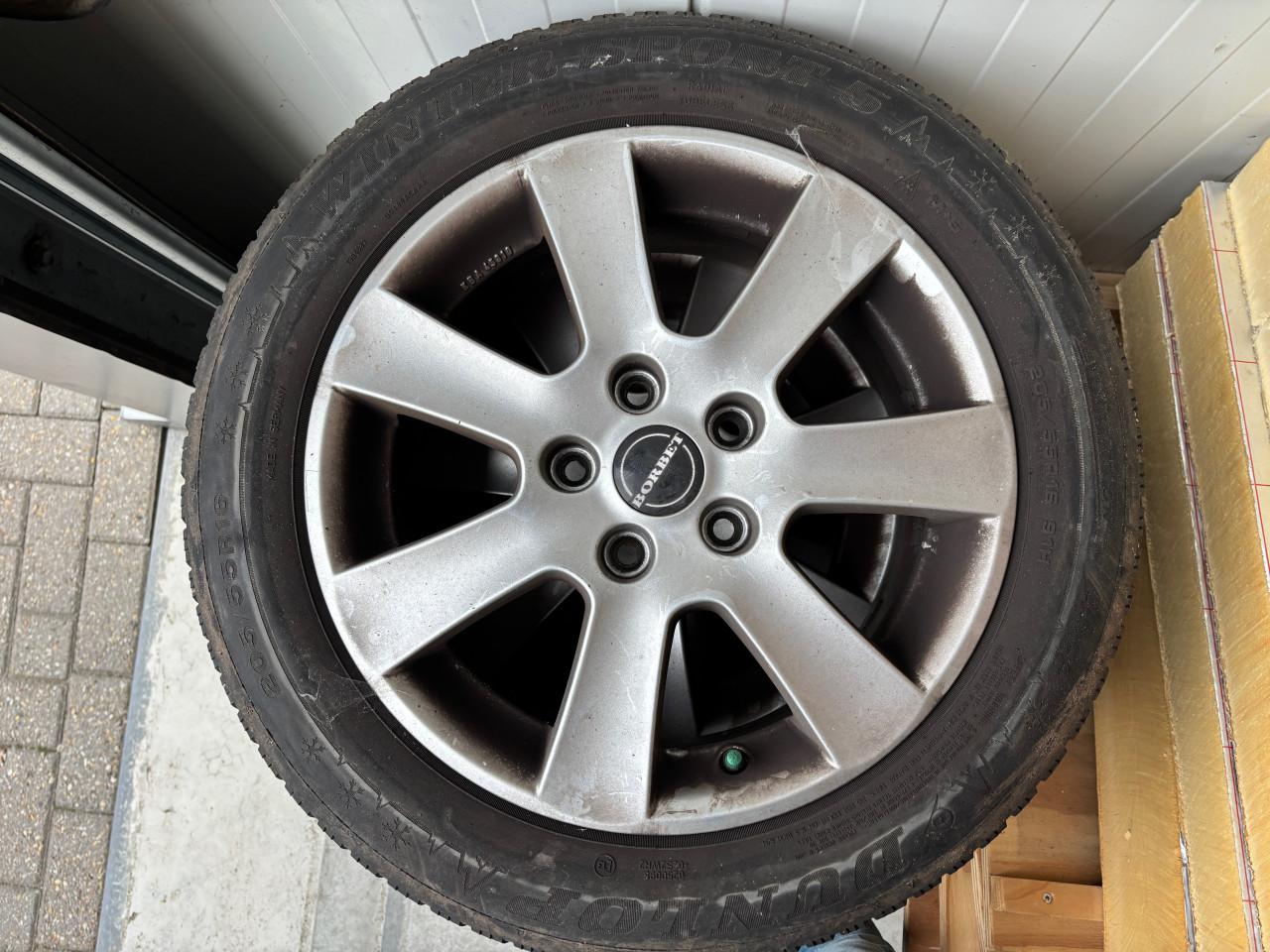 Borbet velgen met Dunlop Winter Sport banden 205/55R16