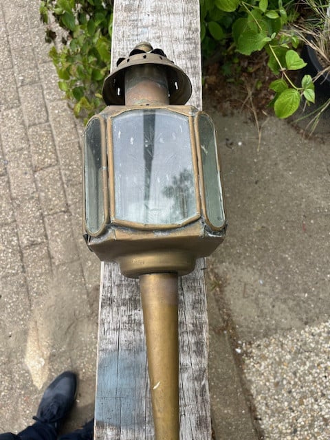 Koetslamp messing