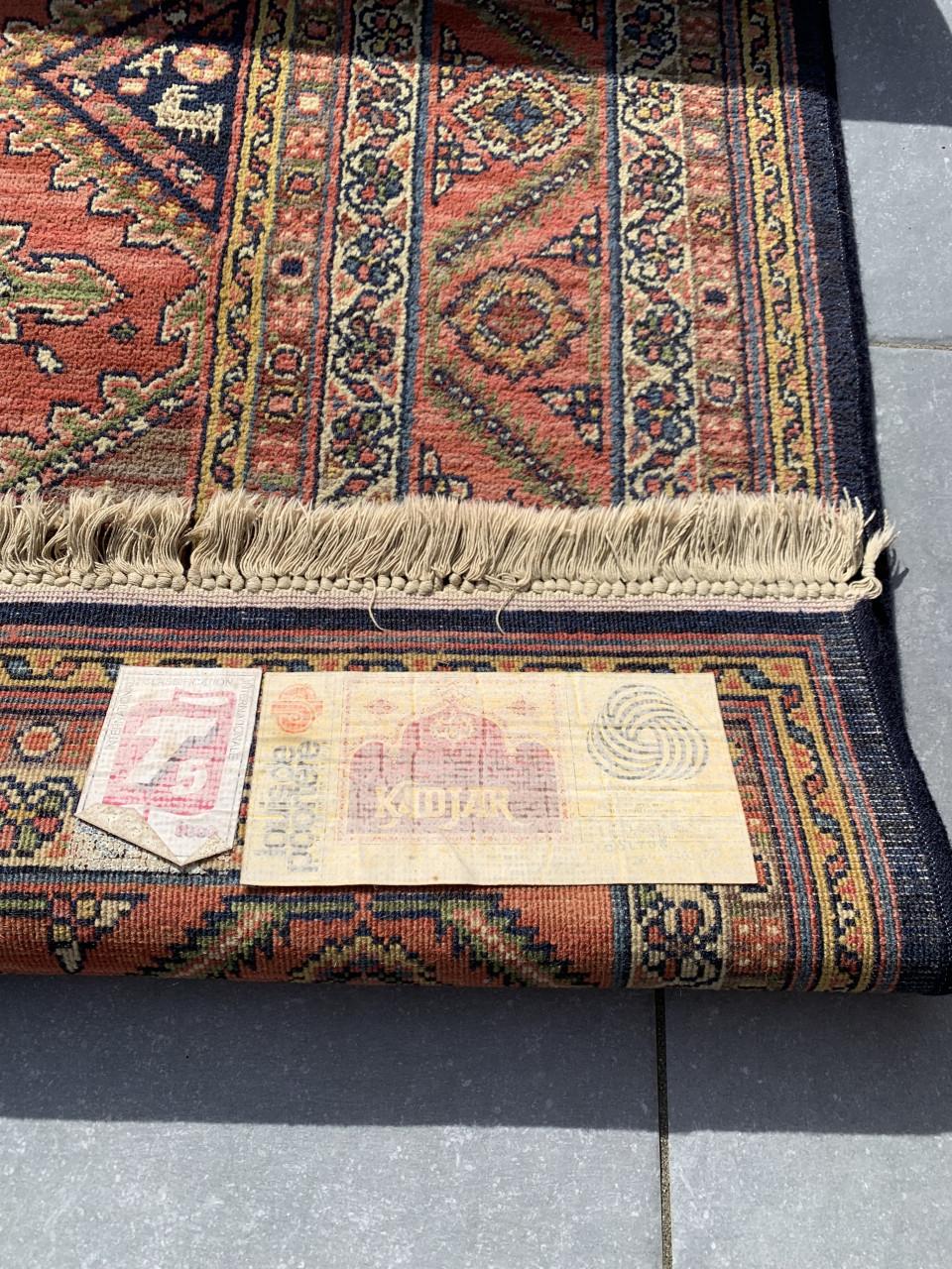 ✨Super Leuk Handgeknoopt Vintage Vloerkleed Louis de Poortere✨