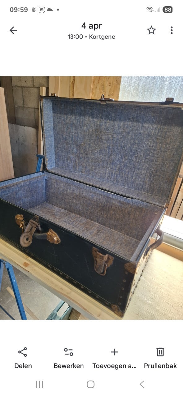 Oude hutkoffer